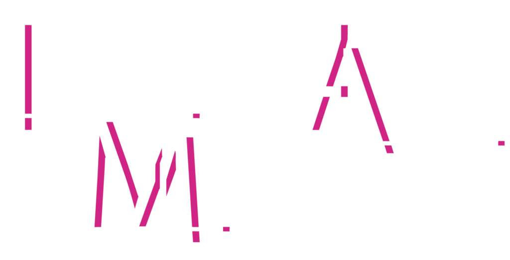 logo iam institut arts mode blanc